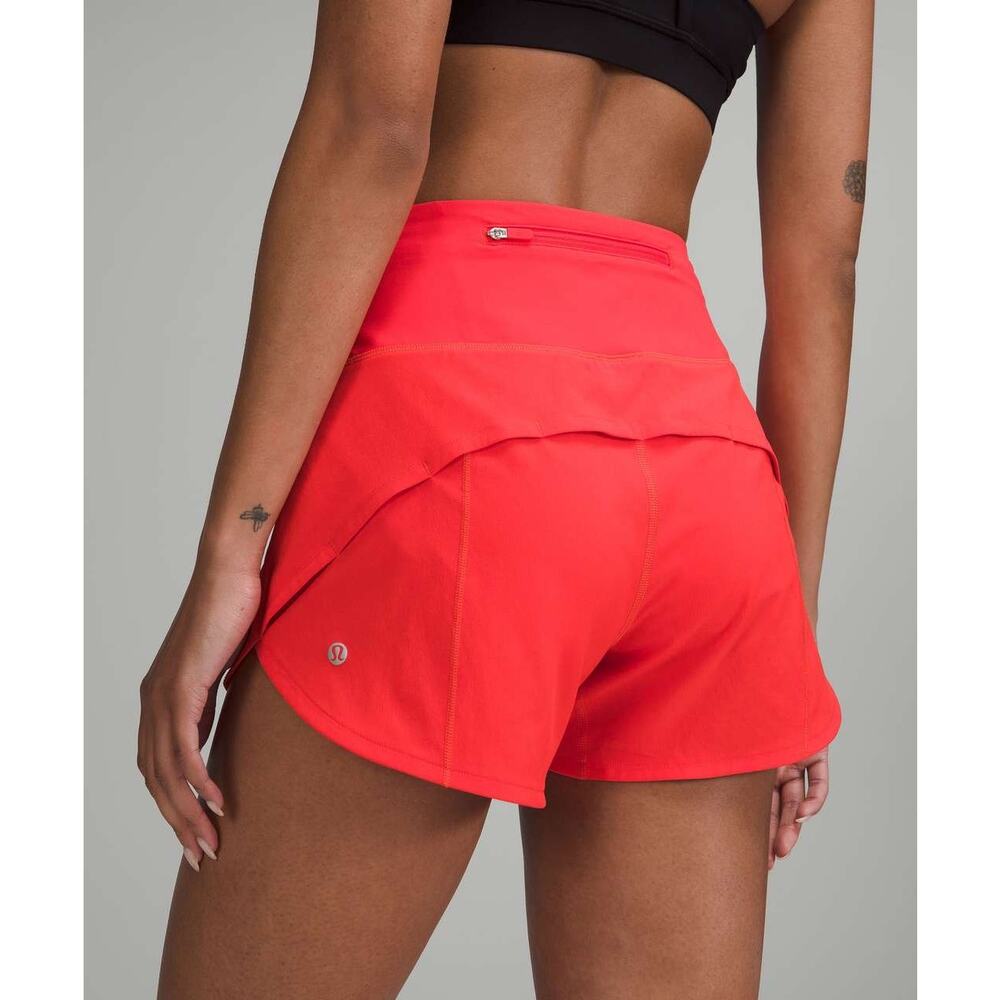 lululemon athletica Red Layered Running Shorts
